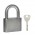 Замок Fuaro (Фуаро) навесной PL-WEATHER-1560 Nickel 4 fin key ( PL-15-60) диск. /блистер