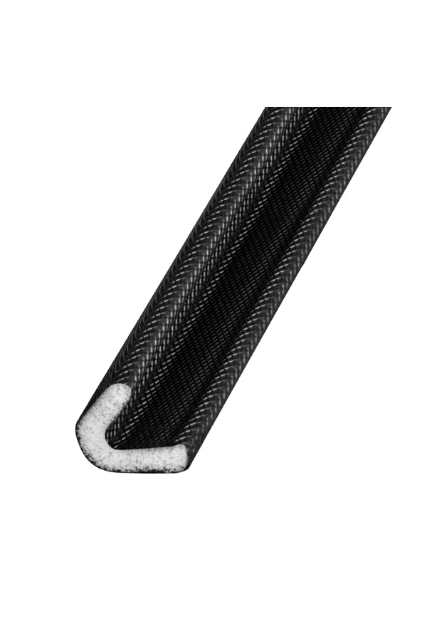 Уплотнитель Fuaro (Фуаро) самоклеящийся ADH/PPU-15x10mm, (ППУ 15х10 мм) BLACK черный 500m