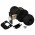 Ручка Ajax (Аякс) защелка DK682 BL-BK (6082 BL-B) (фик.) черный