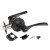 Ручка Ajax (Аякс) защелка DK610 BL-BK (6010 BL-B) (фик.) черный Ручка Ajax (Аякс) защелка DK610 BL-BK (6010 BL-B) (фик.) черный