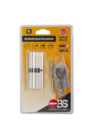 Цилиндровый Kale kilit (Кале килит) механизм 164 OBS SNE/68 (26+10+32) mm никель 5 кл. new
