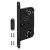 Замок Armadillo (Армадилло) межкомнатный магнитный под цилиндр с ответной планкой GRAVITY G02.190.50.85 BL черный