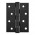 Петля Armadillo (Армадилло) универсальная IN4500UC-BL BL 102x76x3 INOX304 черный БЛИСТЕР