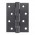 Петля Armadillo (Армадилло) универсальная IN4500UC-BL BPVD 102x76x3 INOX304 вороненый никель БЛИСТЕР