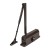 Доводчик Ajax (Аякс) дверной DCTR80-140 (TDR-140) 80-140кг BR коричневый