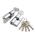 Цилиндровый Punto (Пунто) механизм Z3002Knob80(40+10+30) с вертушкой CP хром