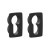 Накладка Punto (Пунто) под цилиндр ET.K.EL.Q27 BL-24 черный Накладка Punto (Пунто) под цилиндр ET.K.EL.Q27 BL-24 черный