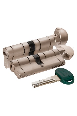 Цилиндровый механизм Mottura (Моттура) с вертушкой C31F364601RC5 (82 мм/31+10+41), МАТ.НИКЕЛЬ (верт. 99.506)
