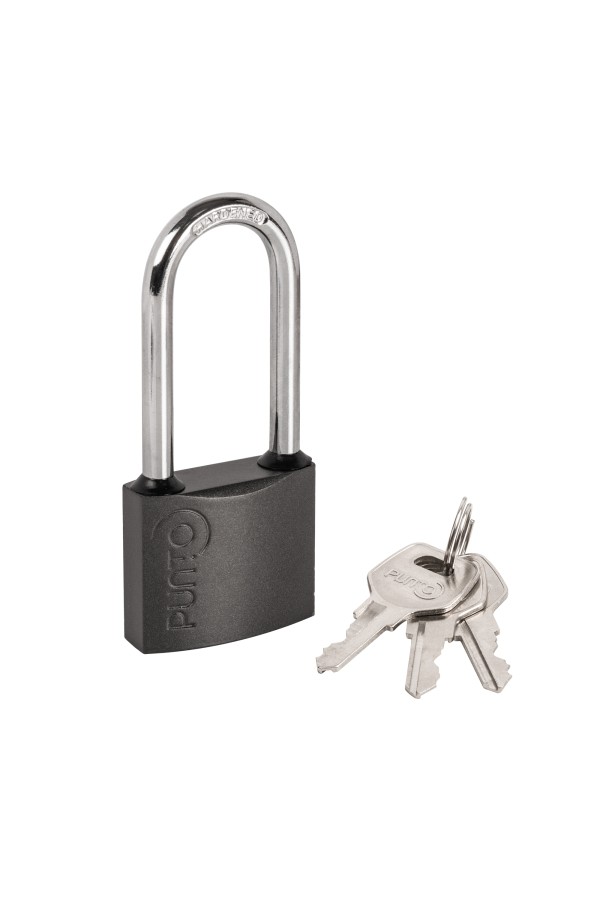 Замок Punto (Пунто) навесной PK-0150 L 3 key англ.ключ.