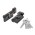 Цилиндровый Fuaro (Фуаро) механизм (200 ZM/80) 2000ZM Knob 80 (35+10+35) BL-24 черный 5Key с вертушкой