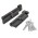 Цилиндровый Fuaro (Фуаро) механизм (200 ZM/110) 2000ZM Knob 110(55+10+45) BL-24 черный 5Key с вертушкой