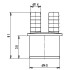 Переходник- адаптер для промывки фильтров и слива воды 14х14х40