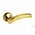 Дверная ручка Palidore 132  Цвет: SG/GP - Матовое золото/Золото