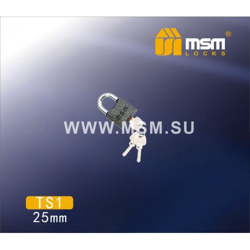 Навесной замок MSM TS1-25