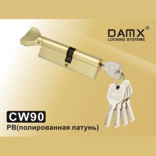 Цил. Мех. DAMX Перфо. Ключ-вертушка CW90 Цвет: PB - Золото