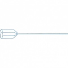 Миксер для гипсовых смесей, 80 х 530 мм, оцинкованный, шестигранный хвостовик 8 мм Matrix