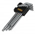 Набор ключей имбусовых Torx-Tempered, TT10-50, CrV, 9 шт., удлиненные Deznel