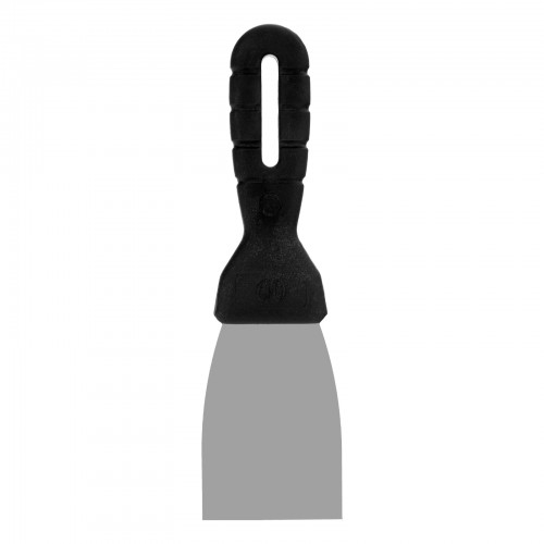 Шпательная лопатка из нержавеющей стали, 60 мм, пластмассовая ручка Сибртех