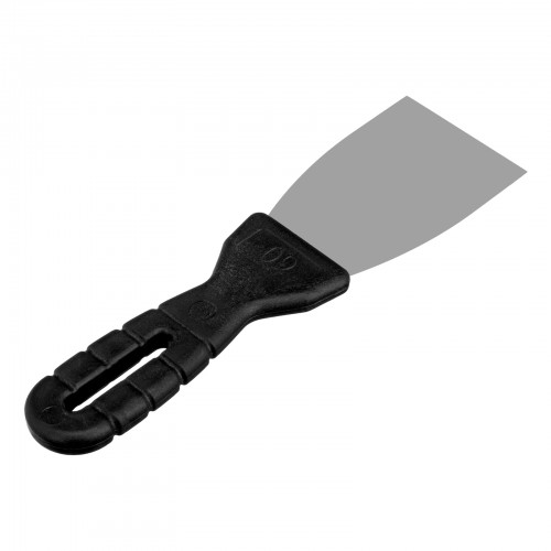 Шпательная лопатка из нержавеющей стали, 60 мм, пластмассовая ручка Сибртех