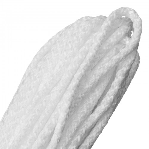 Шнур вязаный полипропиленовый с серд. белый, 5 мм, L 20 м, Россия Сибртех