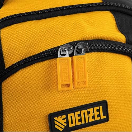 Рюкзак для инструмента, 365х190х430 мм, 3 отделения, 26 карманов// Denzel
