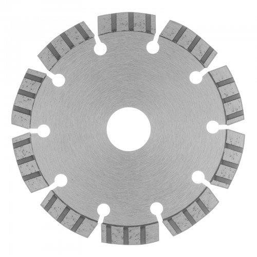 Диск алмазный, 125 х 22.2 мм, лазерная приварка турбо-сегментов, сухая резка Gross