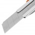 Нож, 18 мм, выдвижное лезвие, металлическая направляющая, металлический двухкомпонентный корпус Spar