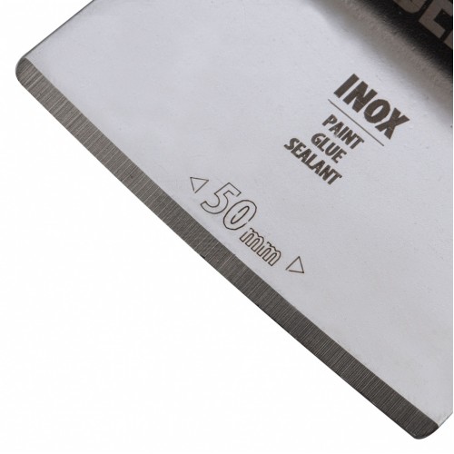 Насадка для МФИ шабер полукруг, Inox, для снятия краски и др., ширина 50 мм, длина общая 74 мм, ступ
