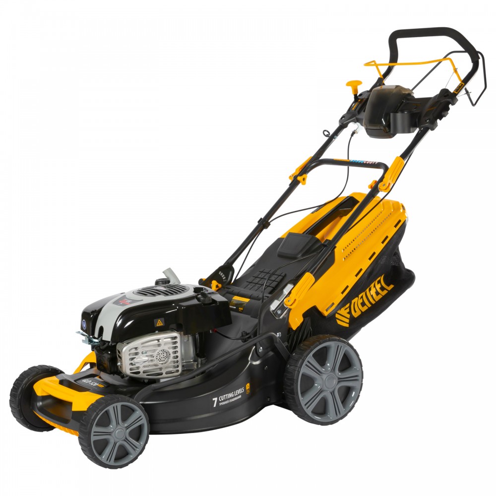 Газонокосилка бензиновая GLD-520SP-BS, 163 см3, Briggs Stratton, ширина 52 см, привод, 60 л Denzel