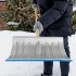 Лопата для уборки снега стальная оцинкованная, 430 х 370 х 1350 мм, деревянный черенок, Россия, Сибр