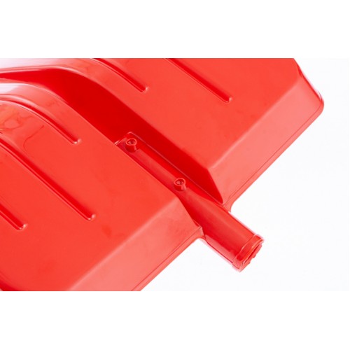 Лопата для уборки снега пластиковая, красная, 400 х 420 мм, без черенка, Россия, Сибртех