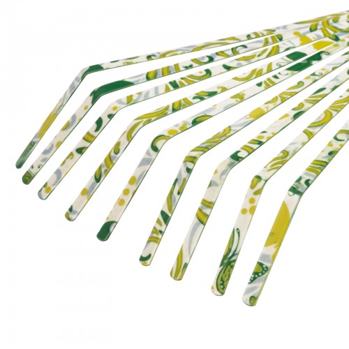 Грабли веерные 9 - зубые, 75 х 385 мм, стальные, пластиковая рукоятка, Flower Green, Palisad