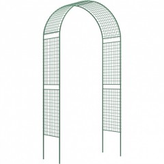 Арка садовая разборная «Сетка широкая» 2.5 х 0.5 х 1.2 м Россия