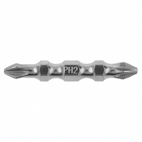 Бита двухсторонняя, PH2-PZ2 х 45 мм, сталь S2, 10 шт. Gross