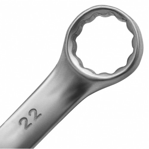 Ключ комбинированный, 22 мм, CrV, матовый хром Matrix