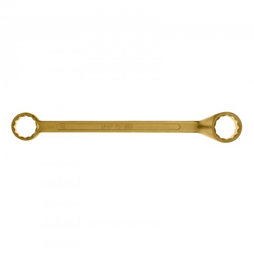 Ключ накидной, 30 х 32 мм, желтый цинк Сибртех
