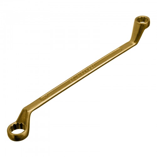 Ключ накидной, 13 х 17 мм, желтый цинк Сибртех