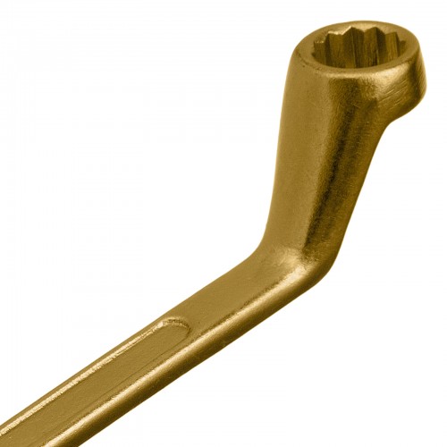 Ключ накидной, 12 х 13 мм, желтый цинк Сибртех