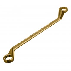 Ключ накидной, 24 х 27 мм, желтый цинк Сибртех