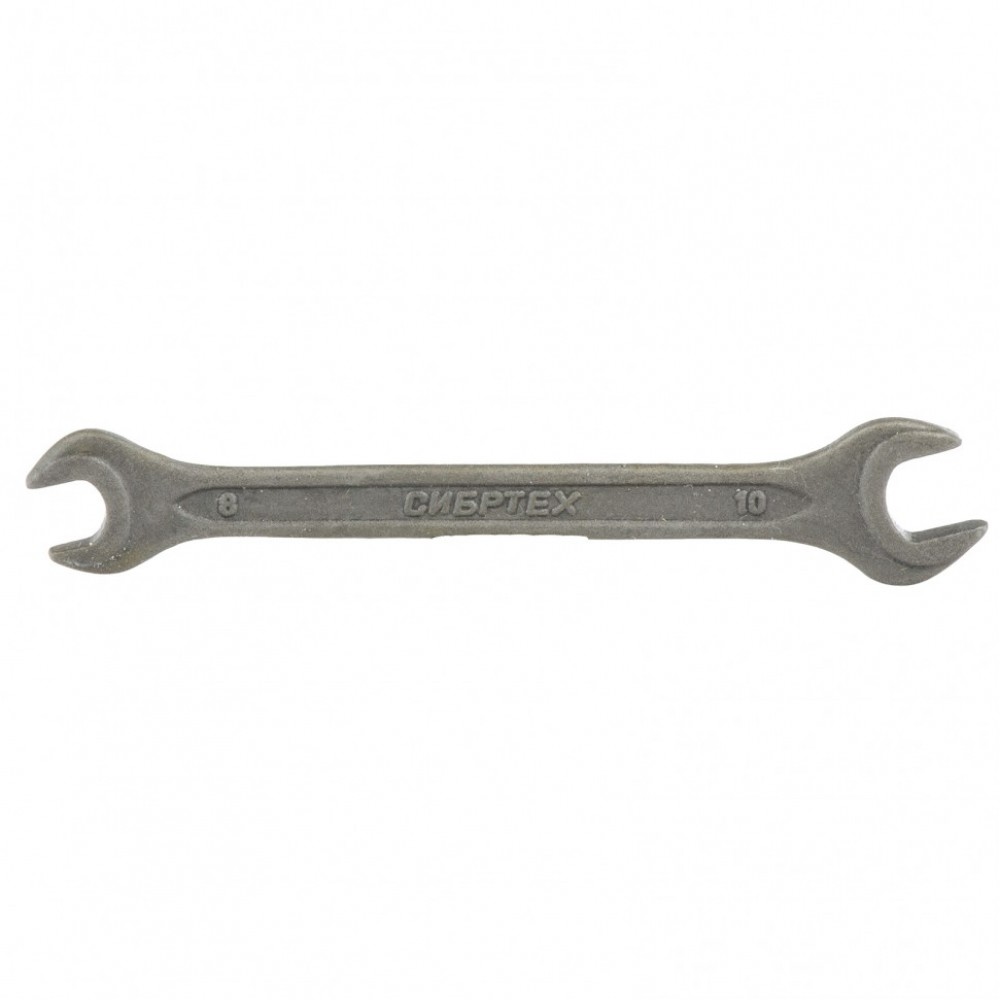 Ключ рожковый, 8 х 10 мм, CrV, фосфатированный Сибртех