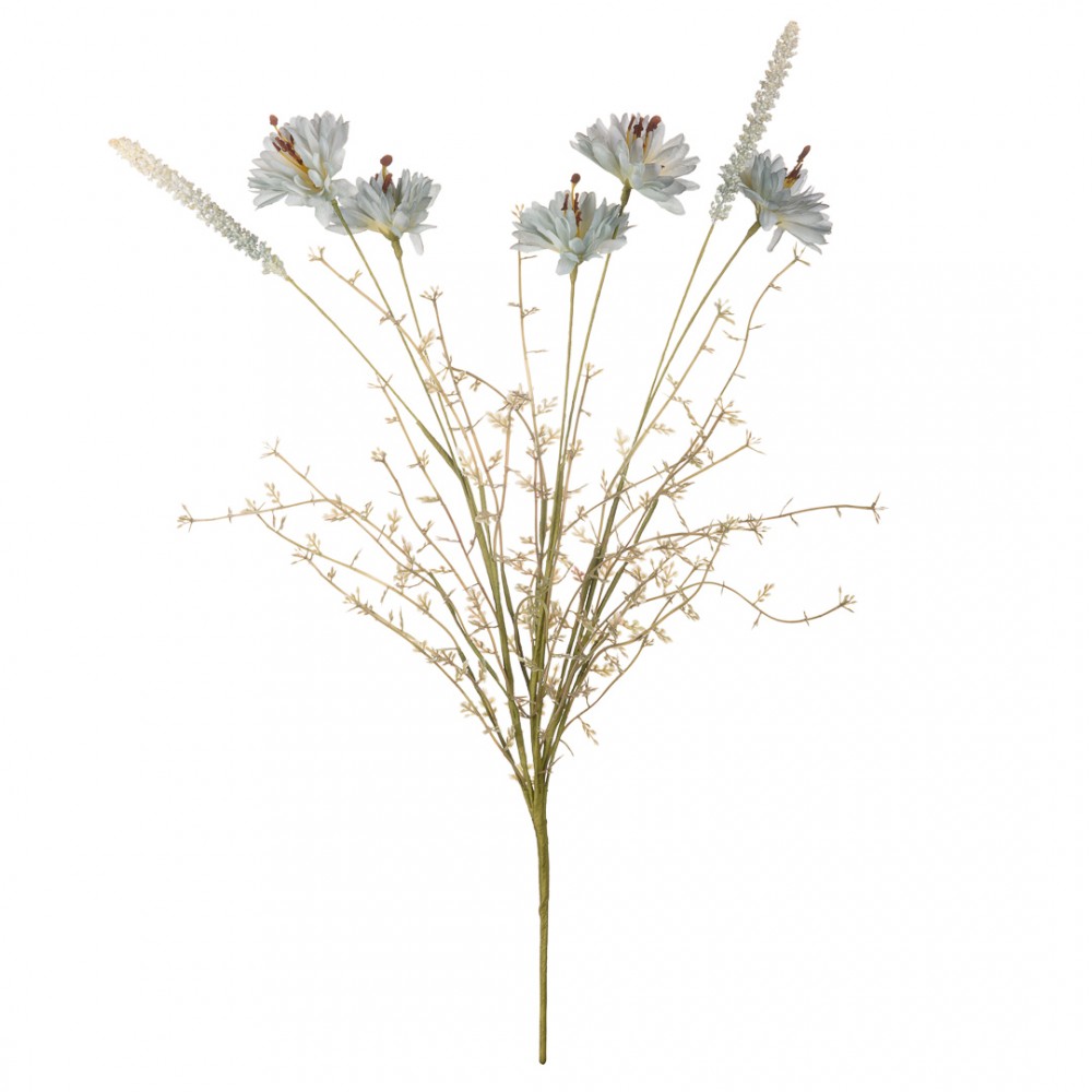 Искусственный цветок Василек полевой, В550, голубой