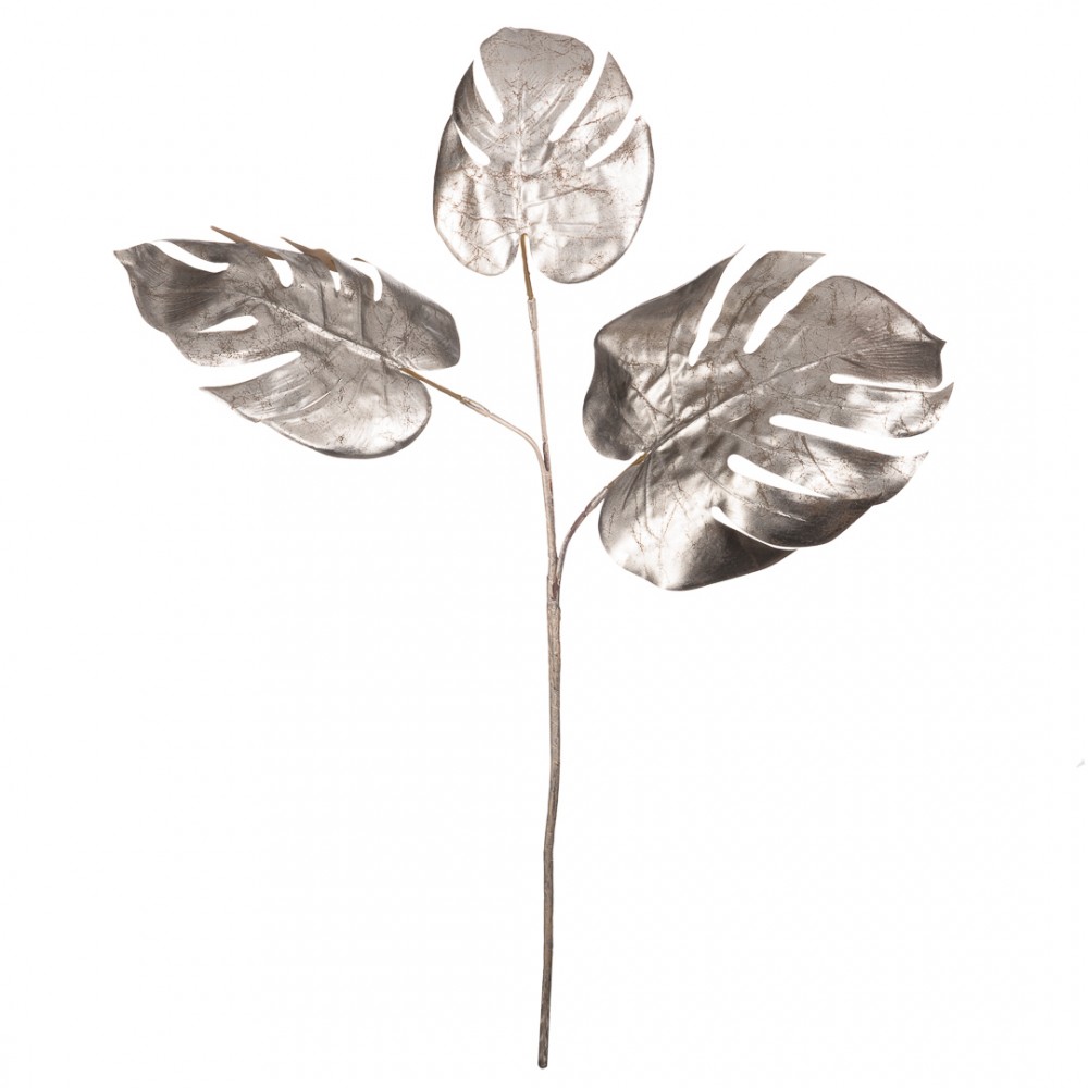 Искусственное растение Монстера, темно-серебристый, В 660 мм