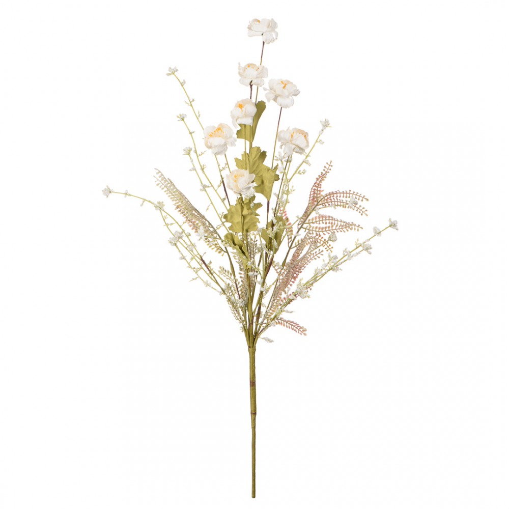 Искусственный цветок Гвоздика полевая, В600, кремовый