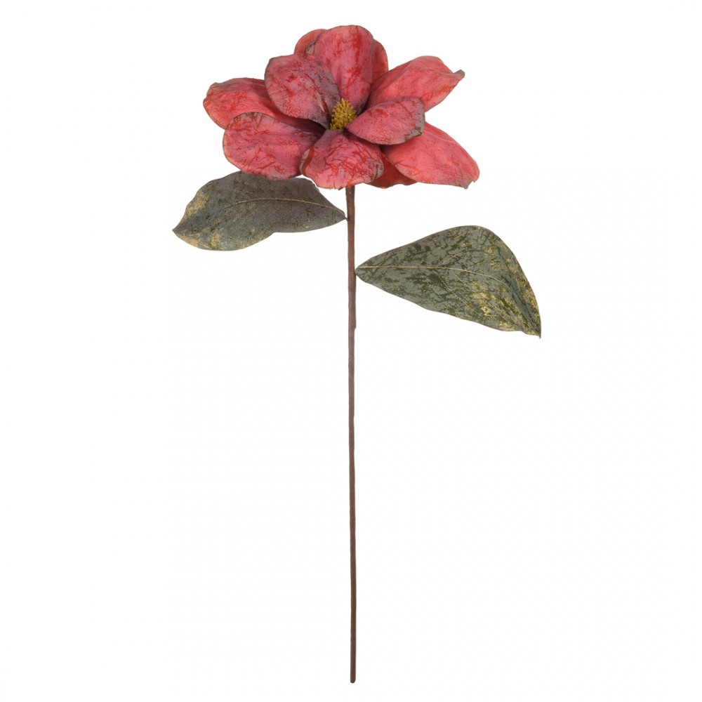 Искусственный цветок "Магнолия фуксия", В 630 мм