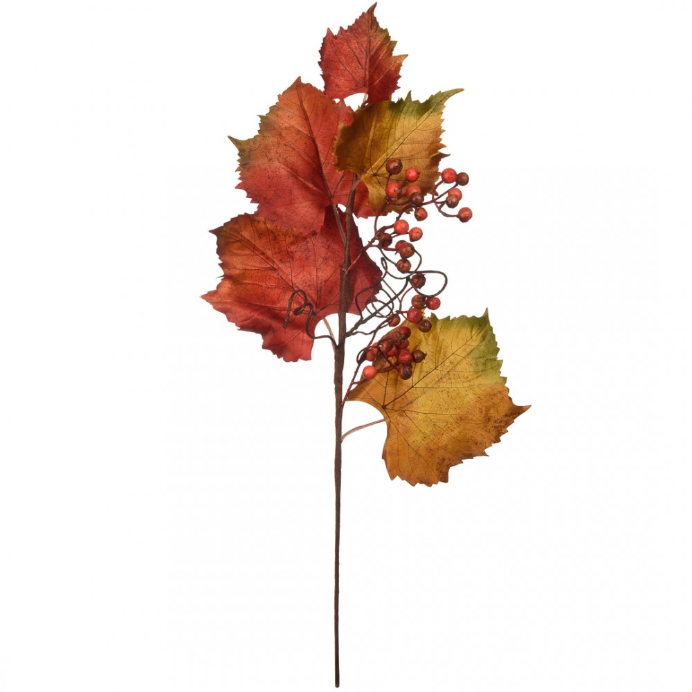 Искусственное растение Осенний микс, оранжевый, В 660 мм