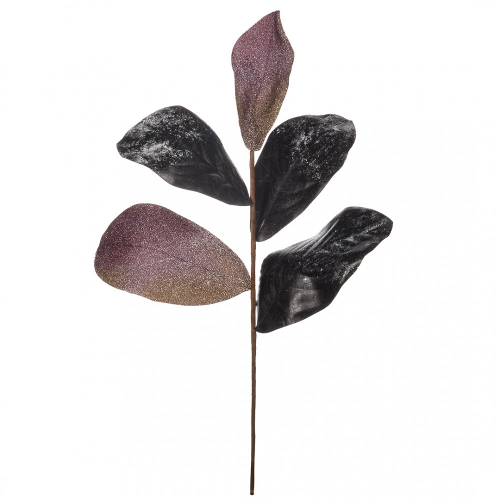 Искусственное растение, темный металлический пурпур, В 560 мм