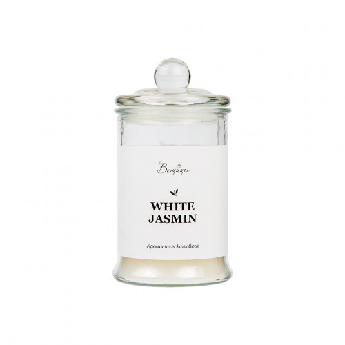 Ароматическая свеча WHITE JASMINE, Д100 Ш100 В180