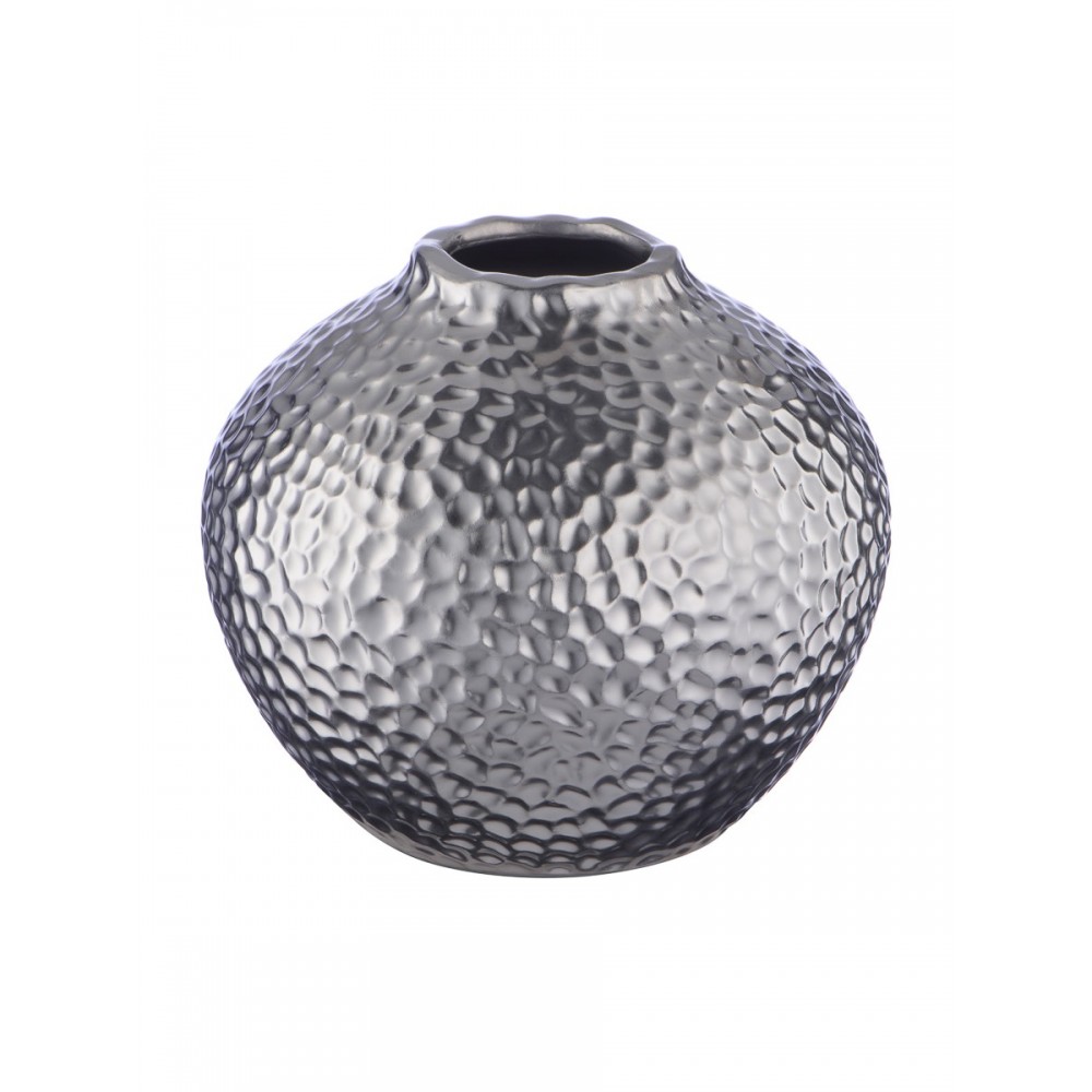Декоративная ваза Этно, Д200 Ш200 В170, серебряный