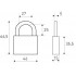 СТАНДАРТ HG-350  d6мм ЕВРОПАКЕТ Замок навесной (160, 20)