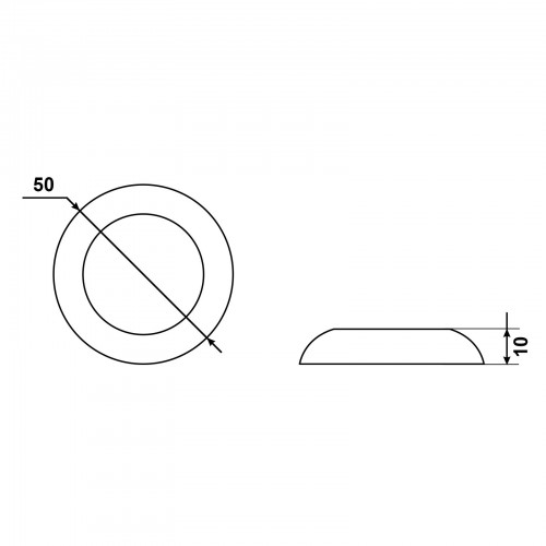 Накладка для ц/м АЛЛЮР АРТ ET-R1 MBN(3242) графит (100, 10)